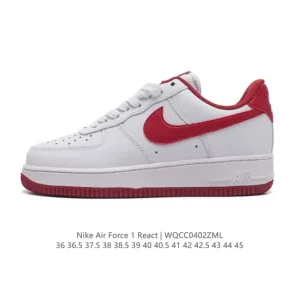 Nike Air Force 1 '07 Low White Leather Sneakers