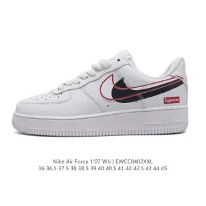 Nike Air Force 1 '07 Low White Leather Sneakers