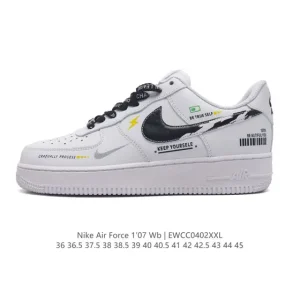Nike Air Force 1 '07 Low White Leather Sneakers