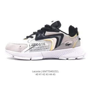 Lacoste Men's Chunky Sole Fashion Sneakers - Breathable Mesh Upper with Anti-Odor Leather Insole
