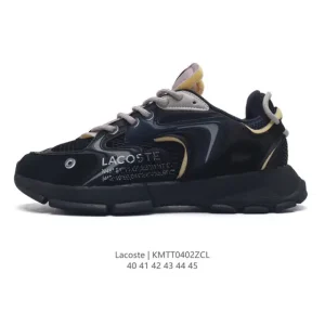 Lacoste Men's Fashion Outdoor Casual Chunky Sole Elevator Old School Sneakers