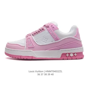 Louis Vuitton Trainer Sneaker Low Fashion Thick Sole Comfortable Shoes