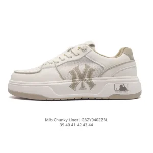 MLB Chunky Liner Leather Streetwear Sneakers
