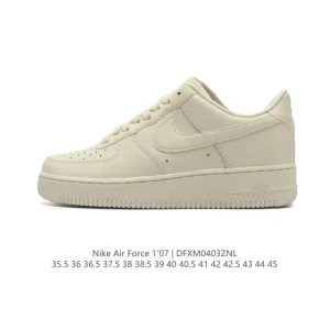 Nike Air Force 1 '07 Low DM0211-101 White Leather Sneakers