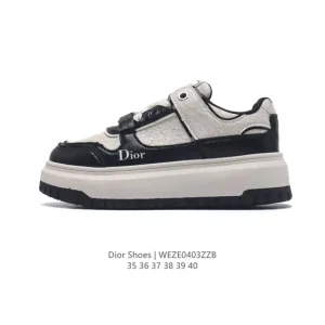 Dior J'Adior White Leather Platform Sneakers