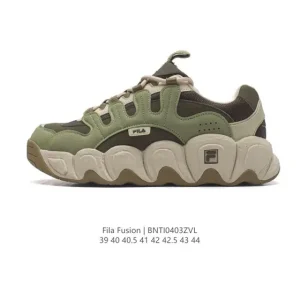 FILA FUSION Thick Sole Platform Sneakers for Men