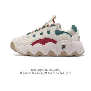 Fila Fusion Chunky Sole Platform Sneakers - White