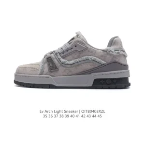 Louis Vuitton Trainer Low Sneaker Thick Sole Fashion Casual Shoes