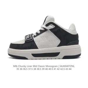 MLB Chunky Liner Mid Unisex Streetwear Sneakers