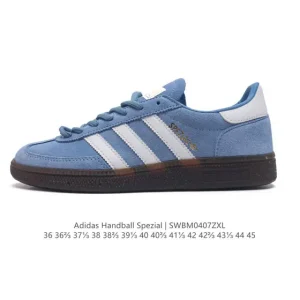 Adidas Handball Spezial Classic Retro Leather Sneakers for Men and Women