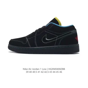 Jordan Air AJ1 Low Retro Leather Basketball Shoes