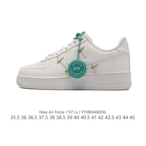 Nike Air Force 1 Low 07 White Leather Sneakers