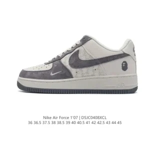 Nike Air Force 1 '07 Low White Leather Sneakers