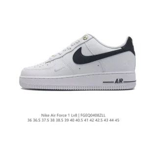 Nike Air Force 1 '07 Low White Leather Sneakers