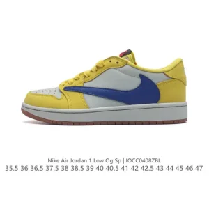 Nike Air Jordan 1 Low OG 'Military Blue' Reverse Swoosh - Men's & Women's Basketball Shoes