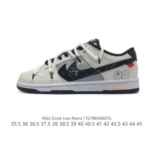 Nike Dunk Low Retro Double Laces Vintage Basketball Shoes