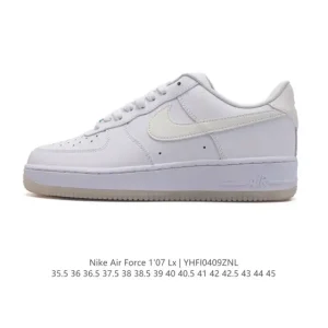 Nike Air Force 1 '07 Low White Leather Sneakers