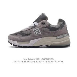 New Balance 992 Vintage Style Classic Comfort Sneakers for Men and Women