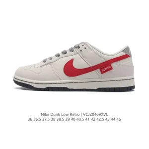 Nike Dunk Low SB Supreme - Classic Skateboarding Shoes with Zoom Air Cushioning