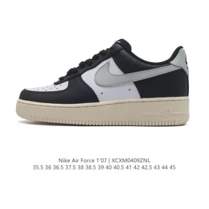 Nike Air Force 1 '07 Low White Leather Sneakers
