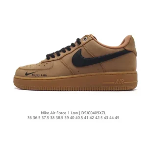 Nike Air Force 1 Low 07 White Leather Sneakers