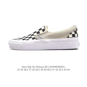 Vans Classic Slip-On Checkerboard Skate Shoes