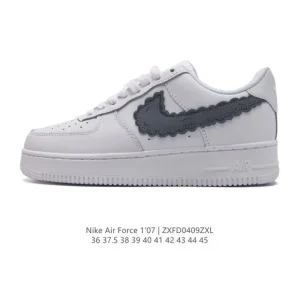 Nike Air Force 1 '07 Low Fv0388 White Leather Sneakers
