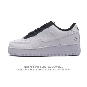 Nike Air Force 1 '07 Low White Leather Sneakers
