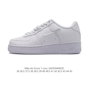 Nike Air Force 1 '07 Low White Leather Sneakers