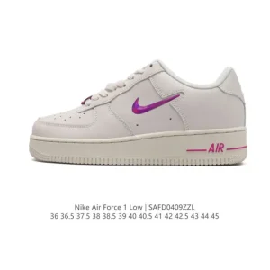 Nike Air Force 1 '07 Low White Leather Sneakers