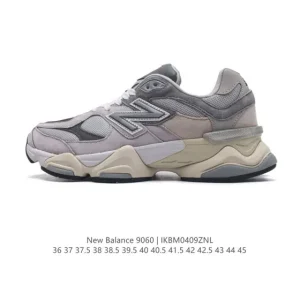 New Balance 9060 Men's and Women's Dad Shoe in Grey and Fuchsia