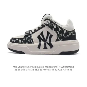 MLB Chunky Liner Mid Retro Street Unisex Shoes