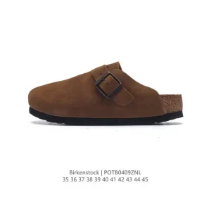 Birkenstock Boston Vl Suede Leather Soft Footbed Clog