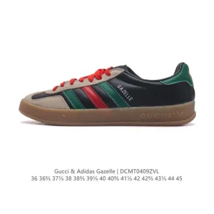 Adidas Originals X Gucci Gazelle Retro Unisex Sneakers Collaboration