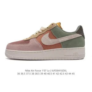 Nike Air Force 1 '07 Low White Leather Sneakers