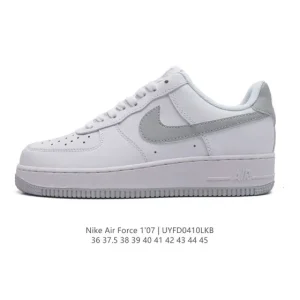 Nike Air Force 1 '07 Low White Leather Sneakers