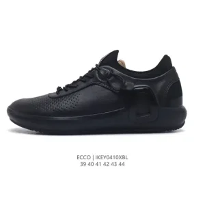 ECCO 2024 Men's British Style Casual Shoes - Premium Italian Leather
