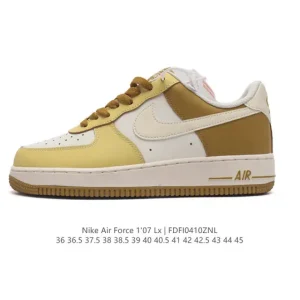 Nike Air Force 1 '07 Low White Leather Sneakers