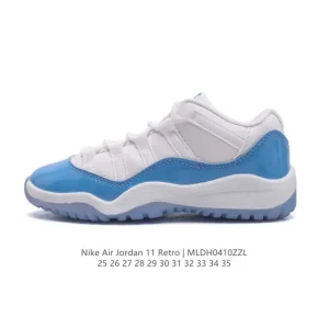 Nike Air Jordan 11 Retro Kids' Basketball Shoes - Classic Black/White