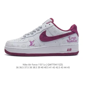 Nike Air Force 1 '07 Low White Leather Sneakers