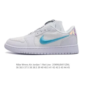 Jordan AJ1 Low Retro Vintage Leather Sneakers