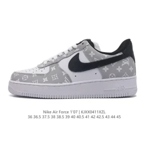 Nike Air Force 1 '07 Low White Leather Sneakers