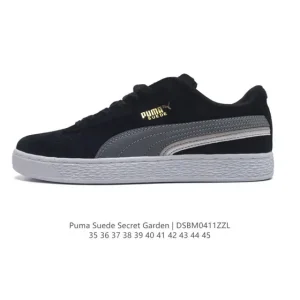 Puma Suede Secret Garden Hand-Painted Casual Sneakers