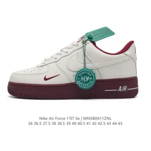 Nike Air Force 1 '07 Low White Leather Sneakers