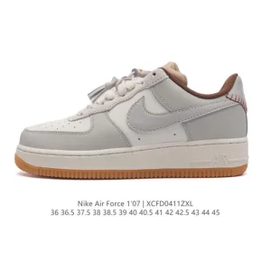 Nike Air Force 1 '07 Low White Leather Sneakers