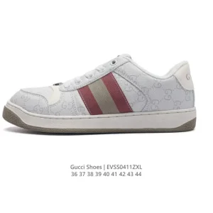 Gucci Rhyton Platform White Leather Sneakers 2024