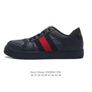 Gucci Rhyton Platform Sneakers White Leather