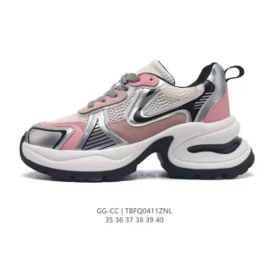 Golden Goose Dad-Star White Leather Vintage Sneakers