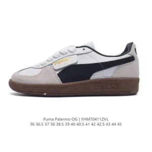 PUMA Palermo OG Army Trainer Vintage Leather Sneakers