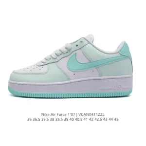 Nike Air Force 1 '07 Low White Leather Sneakers